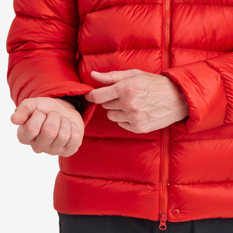 Montane Anti-Freeze XT Mit Kapuze Daunenjacken Herren Rot | UWO943782