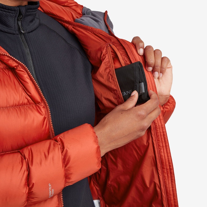 Montane Anti-Freeze XT Mit Kapuze Daunenjacken Damen Orange | YBJ862731