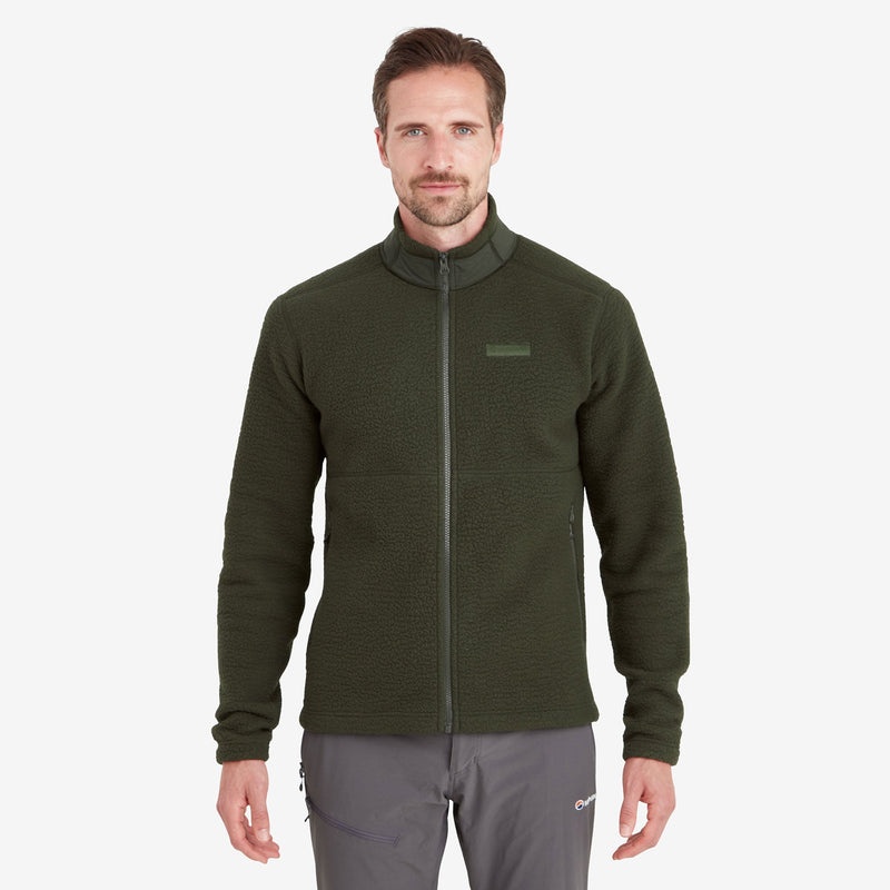 Montane Chonos Fleecejacken Herren Dunkelgrün | SHF425897