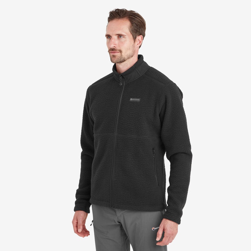 Montane Chonos Fleecejacken Herren Schwarz | MGF134082