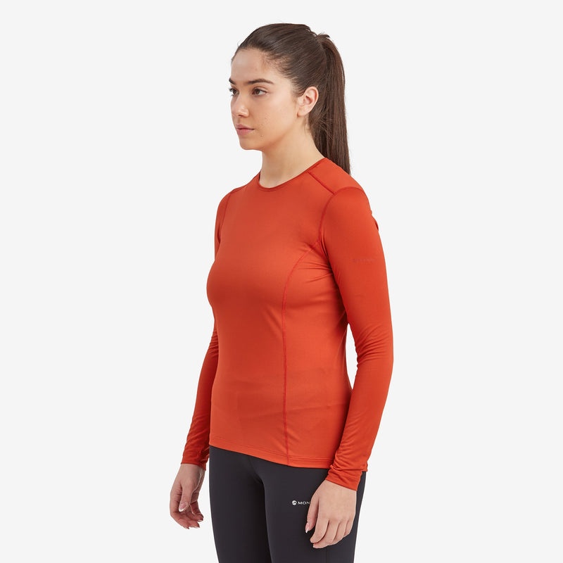 Montane Dart Lite Long Sleeve T-Shirt Damen Orange | ISY951702