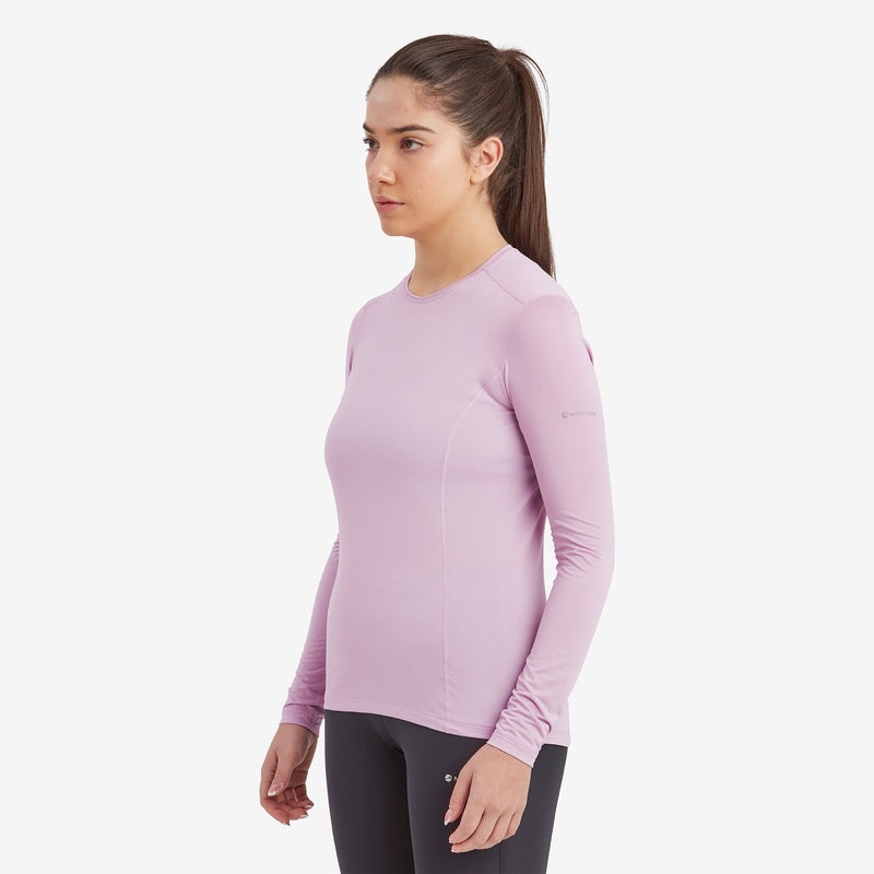 Montane Dart Lite Long Sleeve T-Shirt Damen Rosa | EOC687415