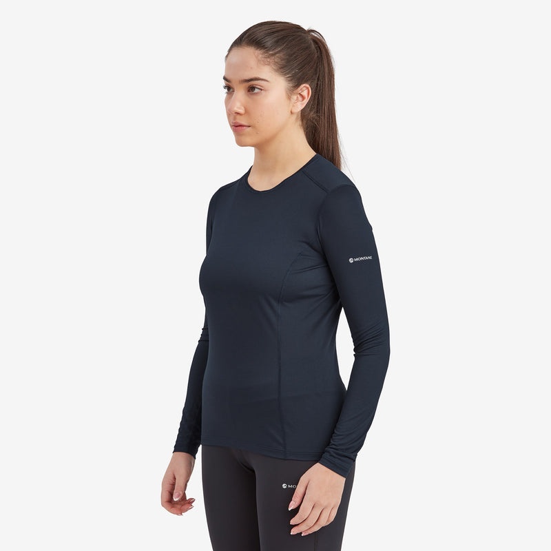 Montane Dart Lite Long Sleeve T-Shirt Damen Navy | PCO096312