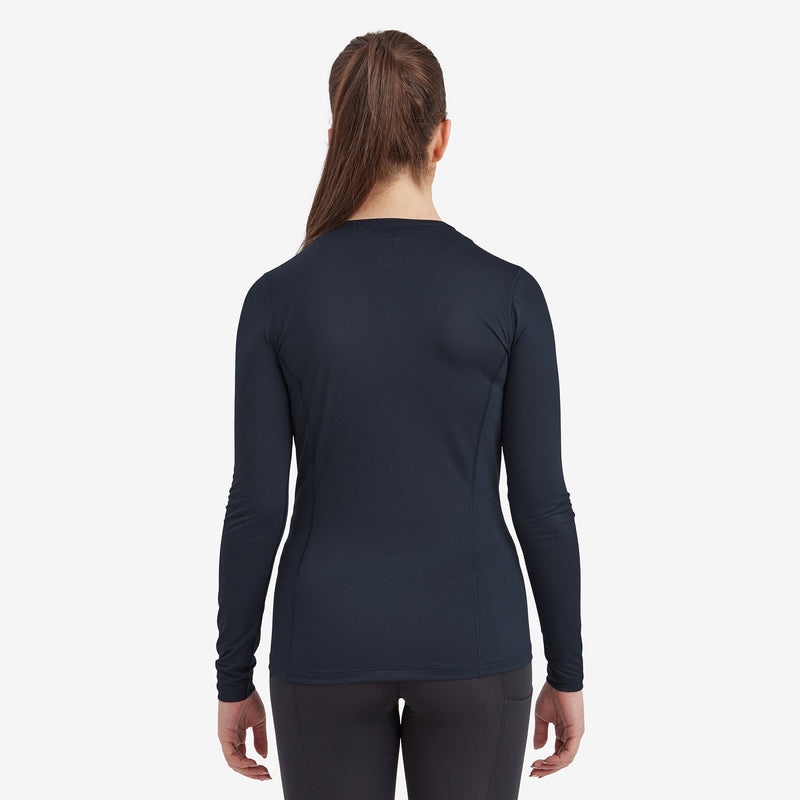 Montane Dart Lite Long Sleeve T-Shirt Damen Navy | PCO096312