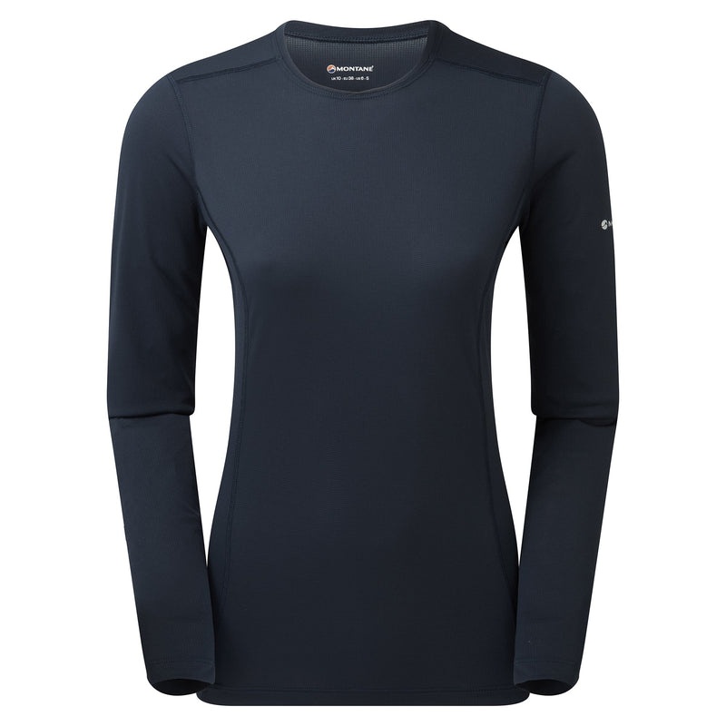 Montane Dart Lite Long Sleeve T-Shirt Damen Navy | PCO096312