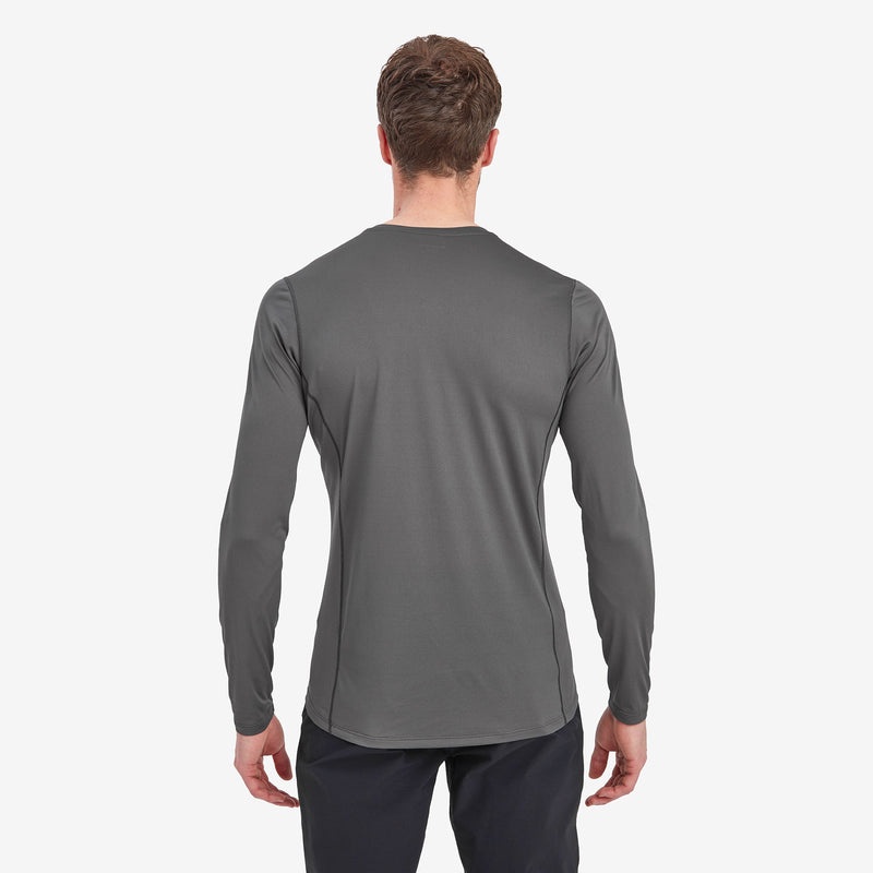 Montane Dart Lite Long Sleeve T-Shirt Herren Dunkelgrau | YLJ423150