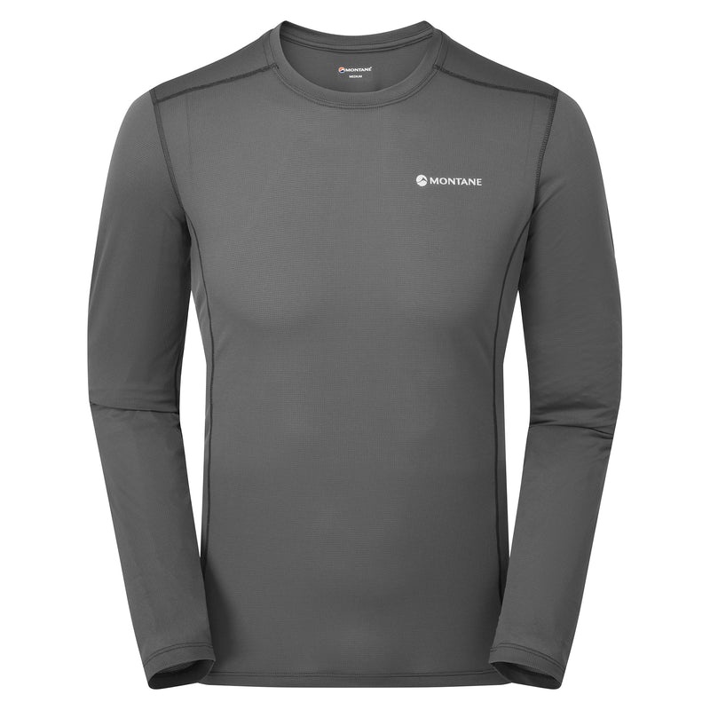 Montane Dart Lite Long Sleeve T-Shirt Herren Dunkelgrau | YLJ423150