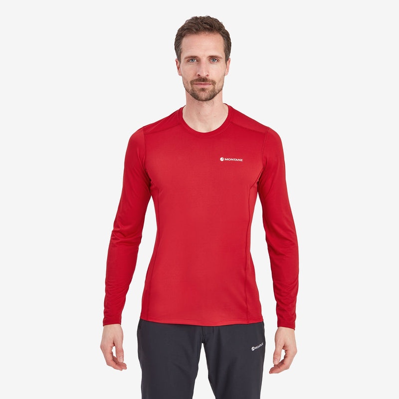 Montane Dart Lite Long Sleeve T-Shirt Herren Rot | ORL604291