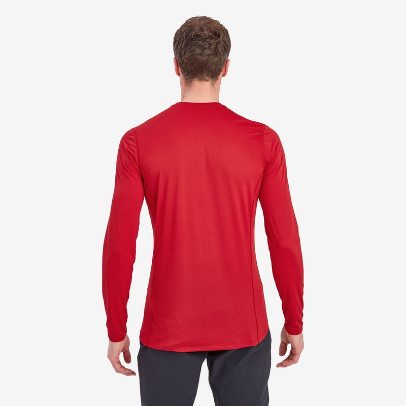 Montane Dart Lite Long Sleeve T-Shirt Herren Rot | ORL604291