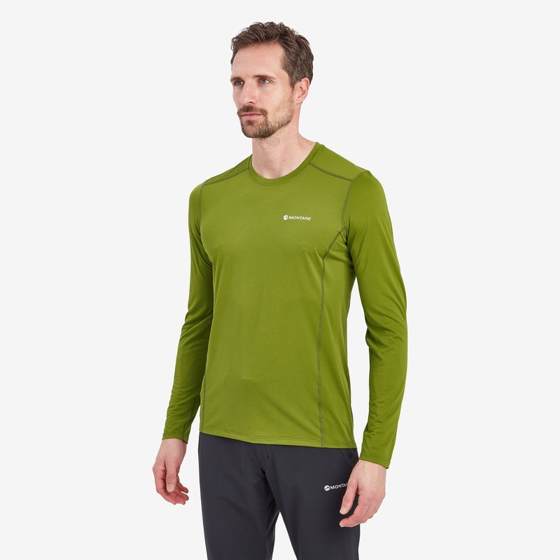 Montane Dart Lite Long Sleeve T-Shirt Herren Grün | BUM361407