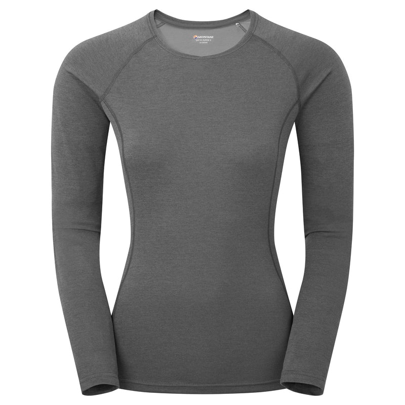 Montane Dart Long Sleeve T-Shirt Damen Dunkelgrau | MRN591826