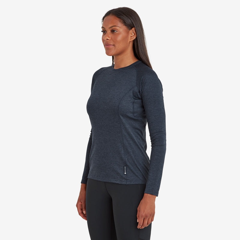 Montane Dart Long Sleeve T-Shirt Damen Navy | CQE918406