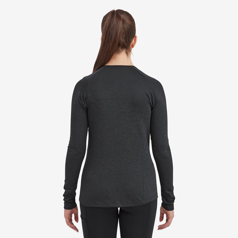 Montane Dart Long Sleeve T-Shirt Damen Schwarz | KRP843790