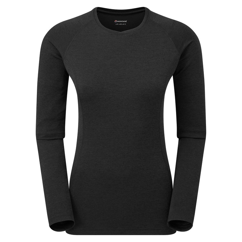 Montane Dart Long Sleeve T-Shirt Damen Schwarz | KRP843790