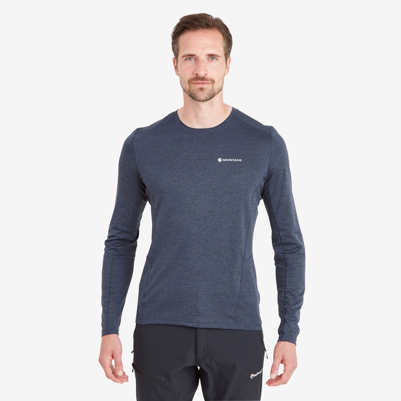 Montane Dart Long Sleeve T-Shirt Herren Blau | UND136820