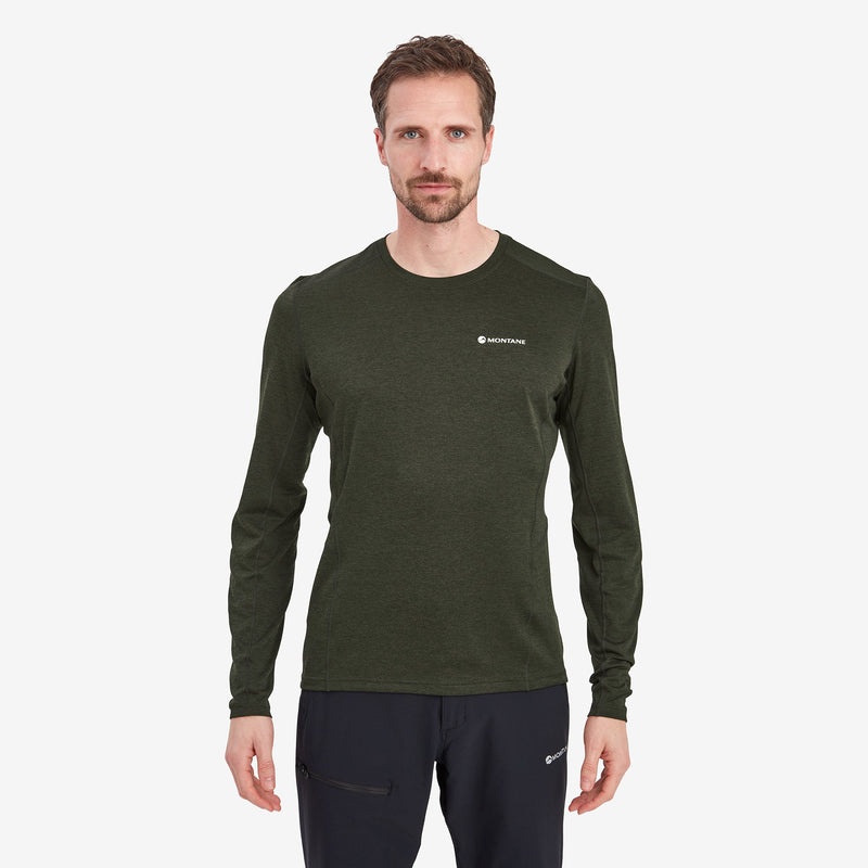 Montane Dart Long Sleeve T-Shirt Herren Dunkelgrün | SCQ831620