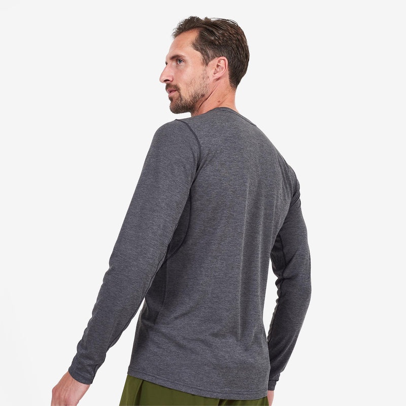 Montane Dart Long Sleeve T-Shirt Herren Dunkelgrau | LAV186920