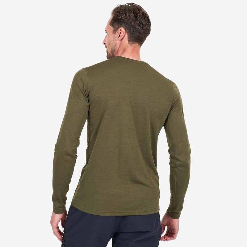 Montane Dart Long Sleeve T-Shirt Herren Dunkelgrün | XPD234568