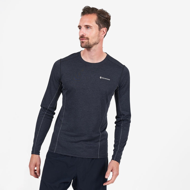 Montane Dart Long Sleeve T-Shirt Herren Schwarz | FCY243897