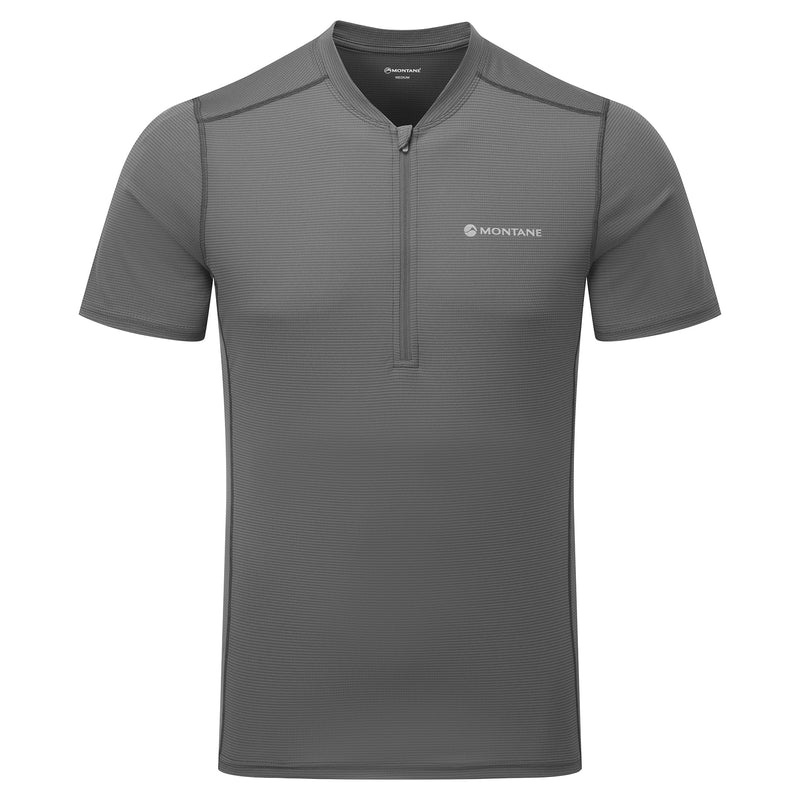 Montane Dart Nano Zip T-Shirt Herren Dunkelgrau | SYI796103