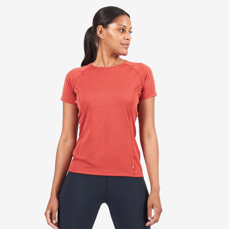 Montane Dart T-Shirt Damen Rot | XYQ546190