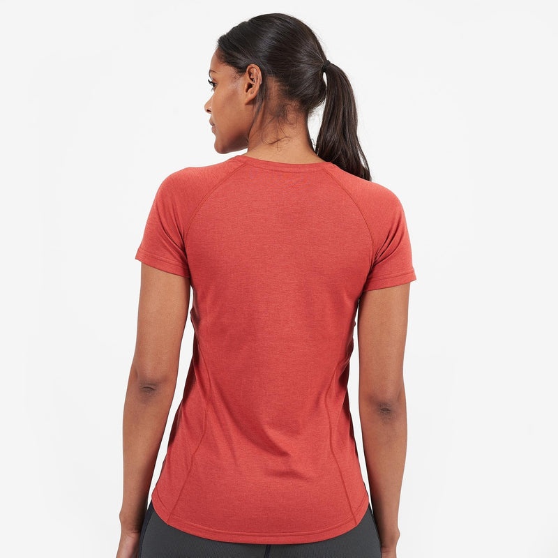 Montane Dart T-Shirt Damen Rot | XYQ546190