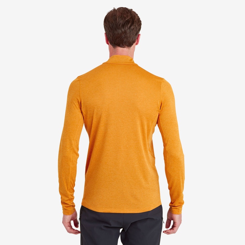 Montane Dart Zip Neck T-Shirt Herren Orange | ZTS593402