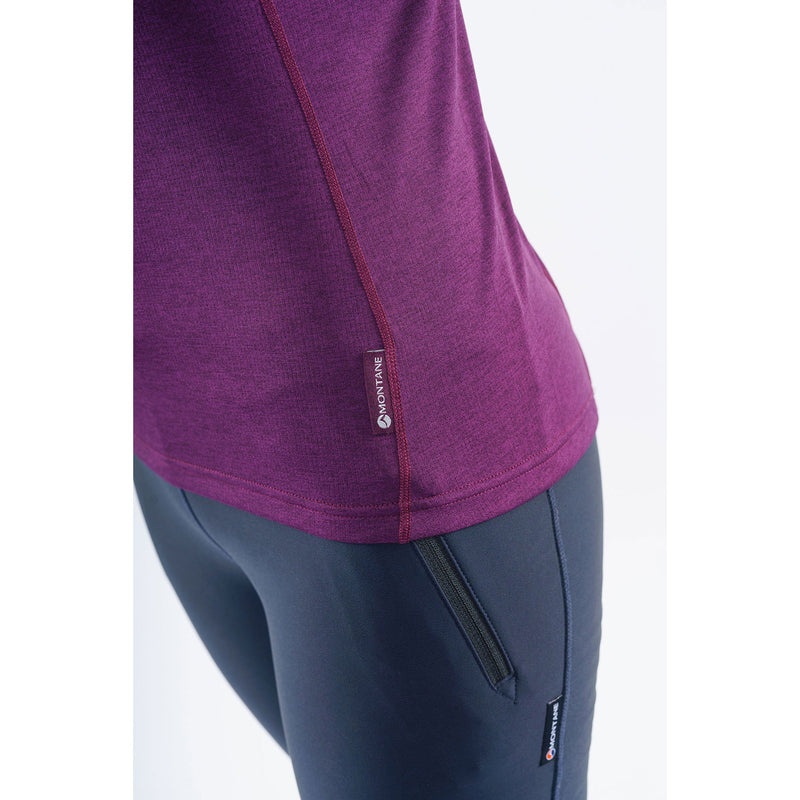 Montane Dart Zip T-Shirt Damen Lila | YMC460571