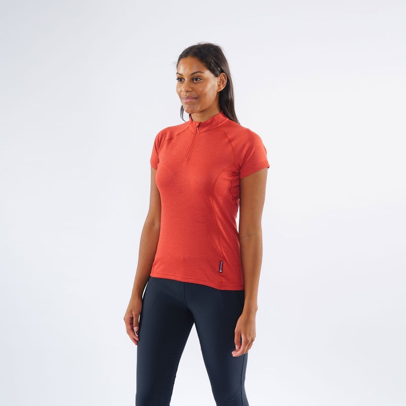 Montane Dart Zip T-Shirt Damen Orange | VGY017328