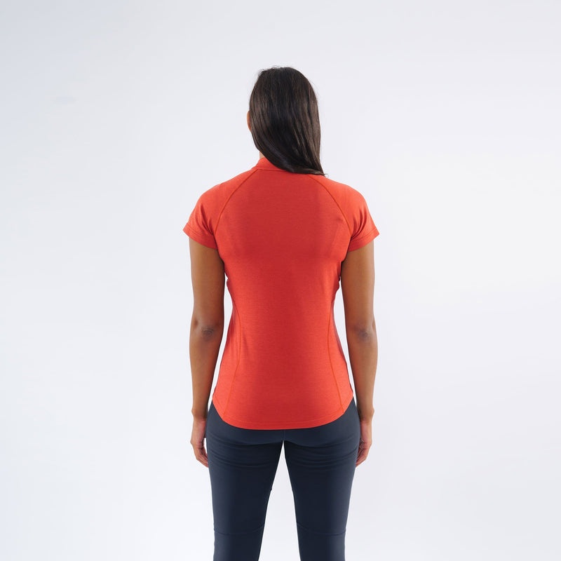 Montane Dart Zip T-Shirt Damen Orange | VGY017328