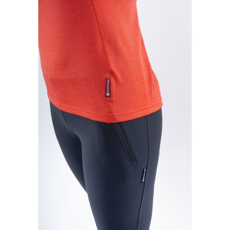 Montane Dart Zip T-Shirt Damen Orange | VGY017328