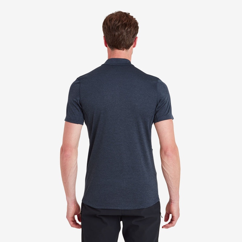 Montane Dart Zip T-Shirt Herren Navy | ZPS870619