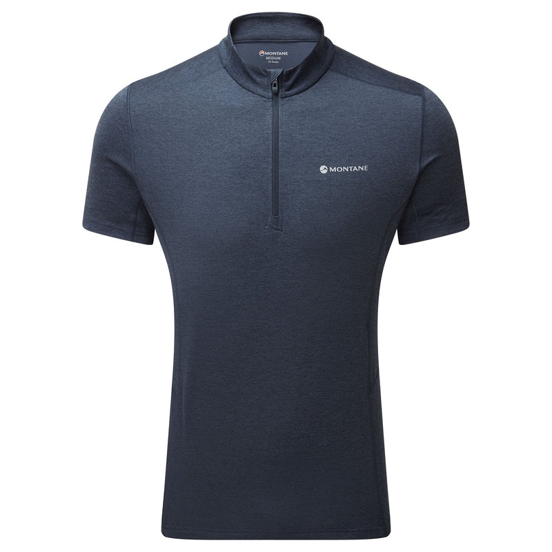 Montane Dart Zip T-Shirt Herren Navy | ZPS870619