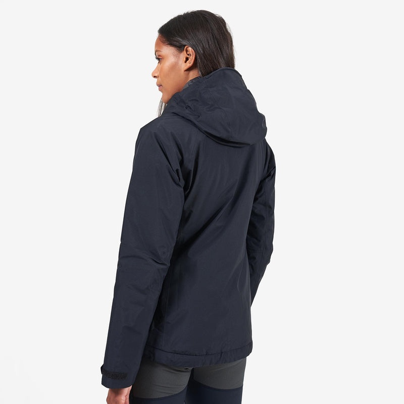 Montane Duality Insulated Regenjacke Damen Schwarz | ERV354729