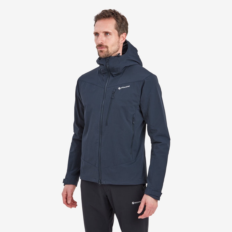 Montane Dyno LT Kapuzenjacke Herren Navy | MQG578423