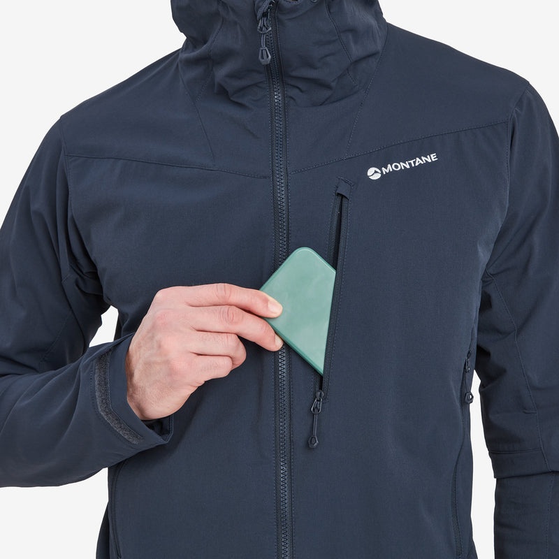 Montane Dyno LT Kapuzenjacke Herren Navy | MQG578423