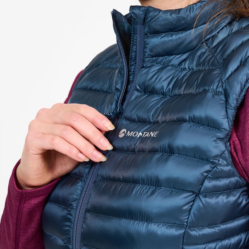 Montane Featherlite Daunenweste Damen Blau | UIP361840