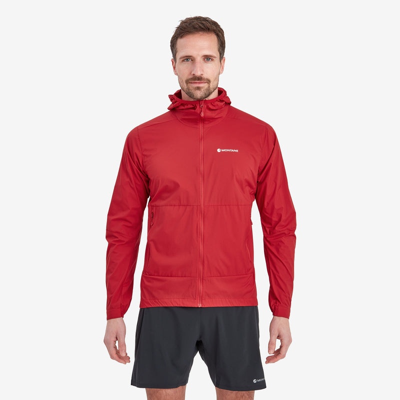 Montane Featherlite Mit Kapuze Windjacke Herren Rot | HQB561983