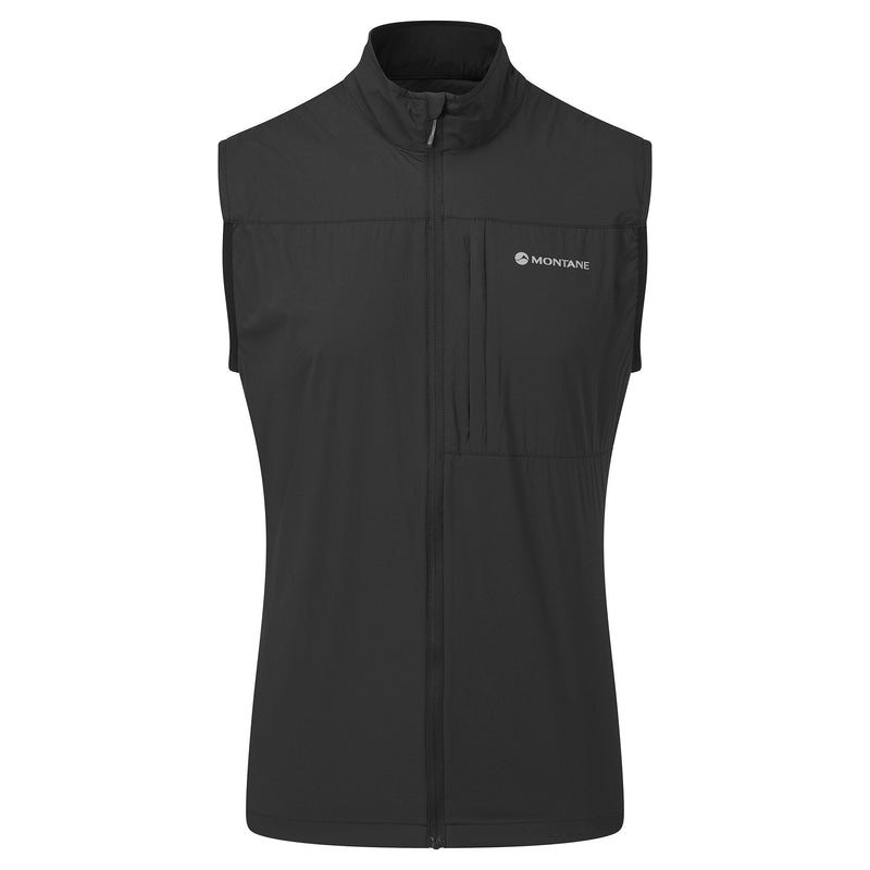 Montane Featherlite Windproof Weste Herren Schwarz | AXP136407