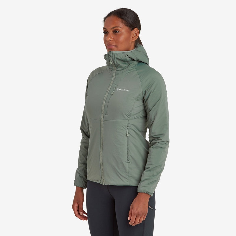 Montane Fireball Kapuzenjacke Damen Grün | KRJ386527