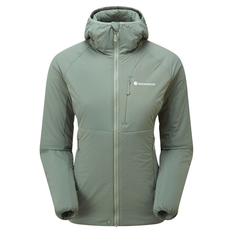 Montane Fireball Kapuzenjacke Damen Grün | KRJ386527