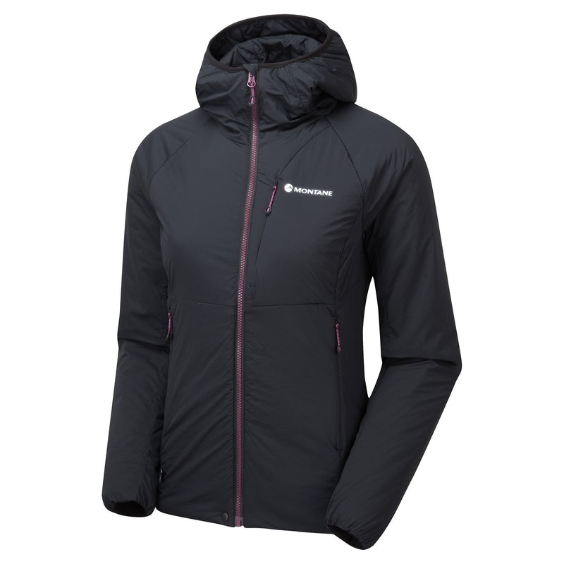 Montane Fireball Kapuzenjacke Damen Schwarz | TZV875463