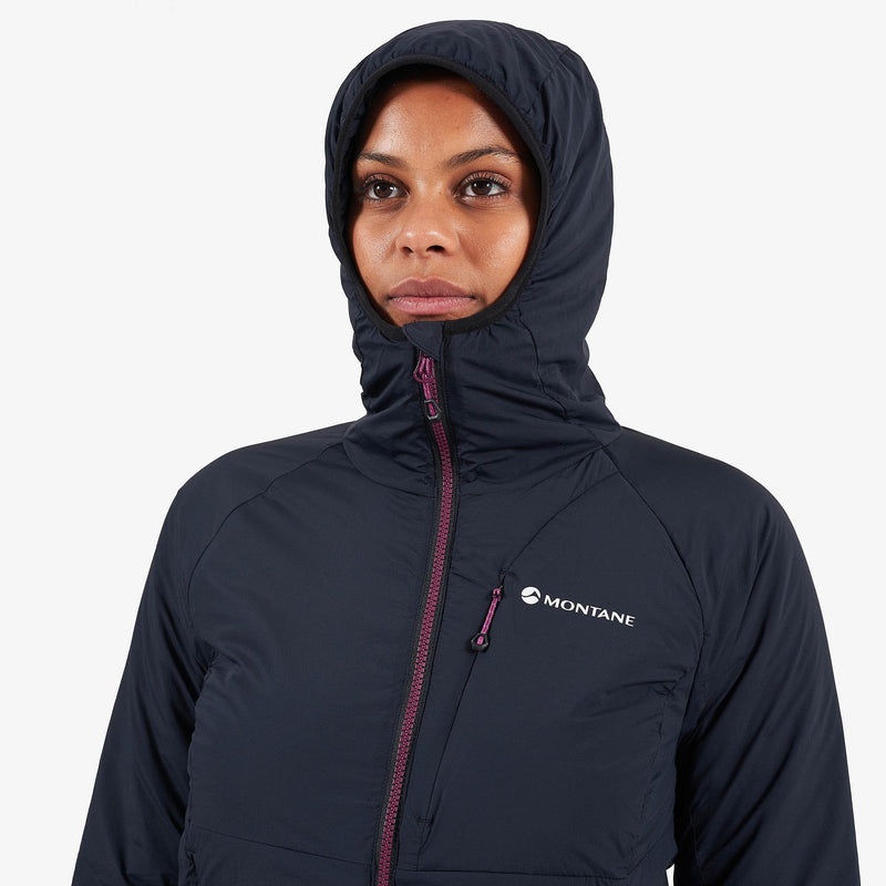 Montane Fireball Kapuzenjacke Damen Schwarz | TZV875463