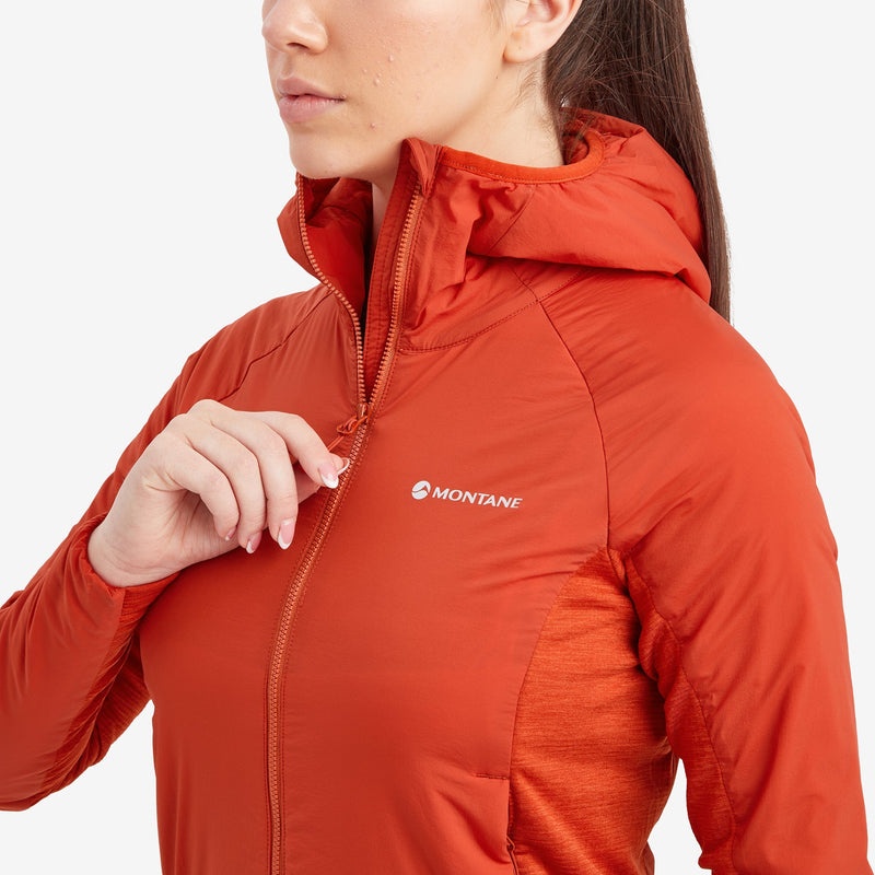 Montane Fireball Lite Mit Kapuze Isolierte Jacken Damen Orange | UFL613408