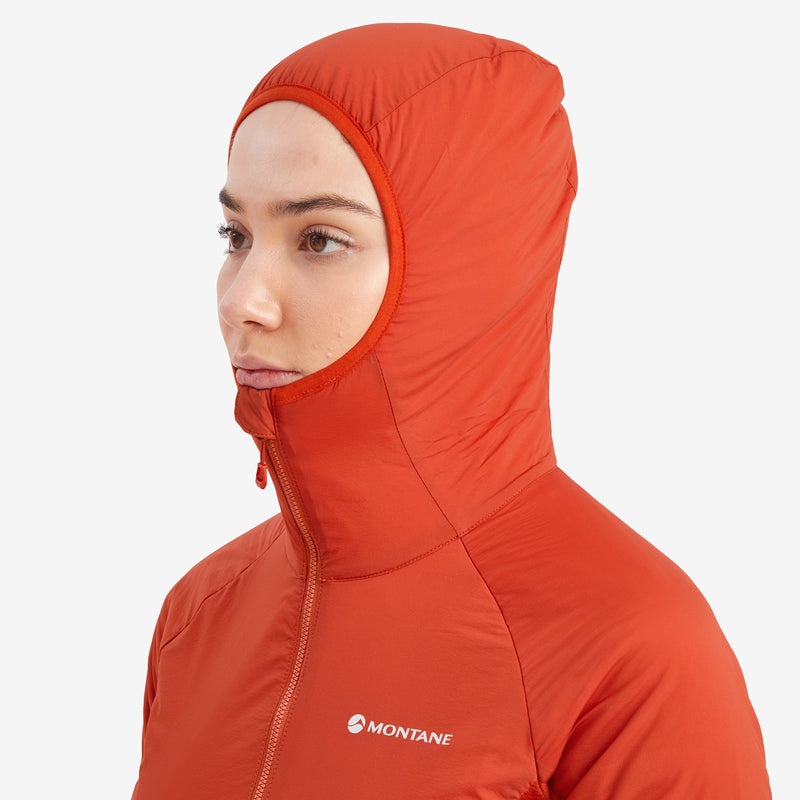 Montane Fireball Lite Mit Kapuze Isolierte Jacken Damen Orange | UFL613408