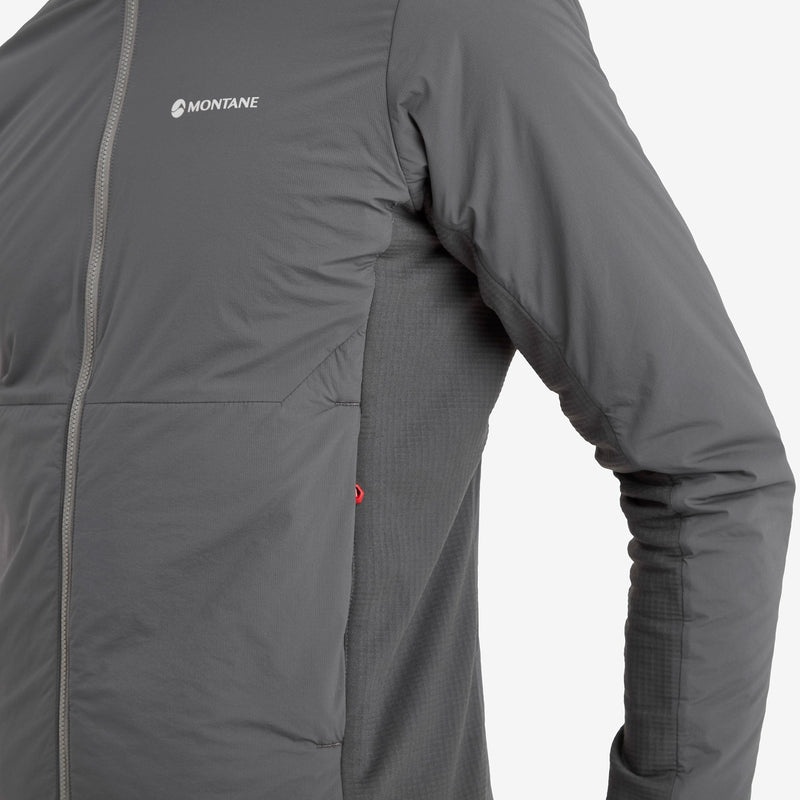 Montane Fireball Lite Mit Kapuze Isolierte Jacken Herren Dunkelgrau | TGP657432