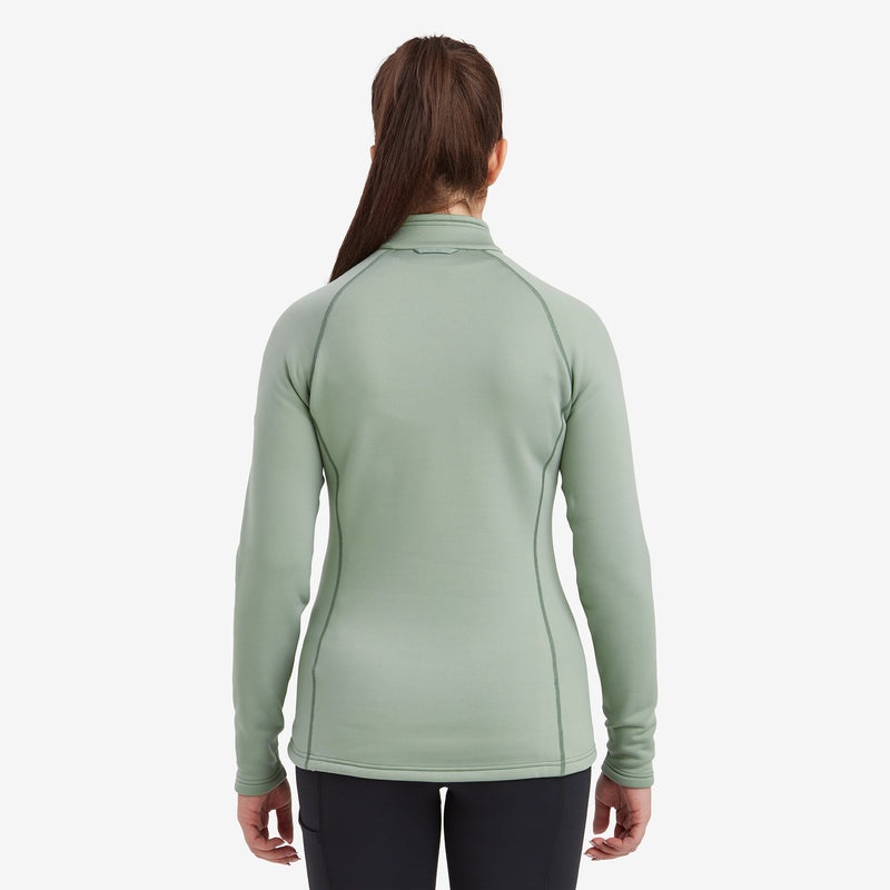 Montane Fury Fleece Zip Pull-On Sweatshirts Damen Grün | DZA037186