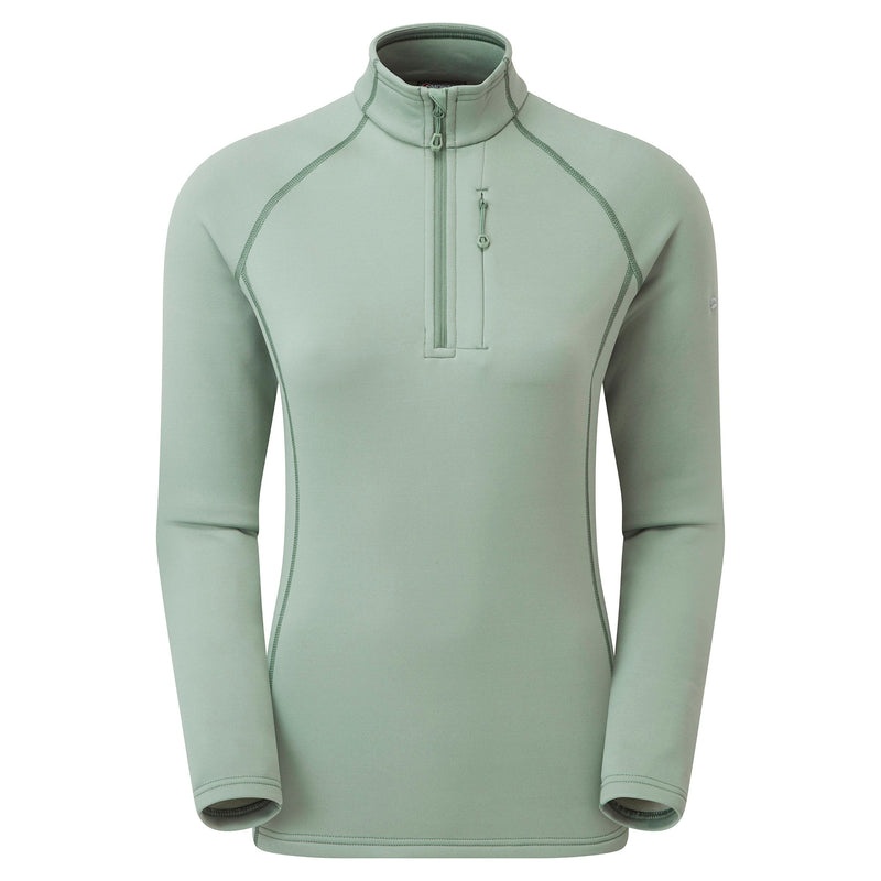 Montane Fury Fleece Zip Pull-On Sweatshirts Damen Grün | DZA037186