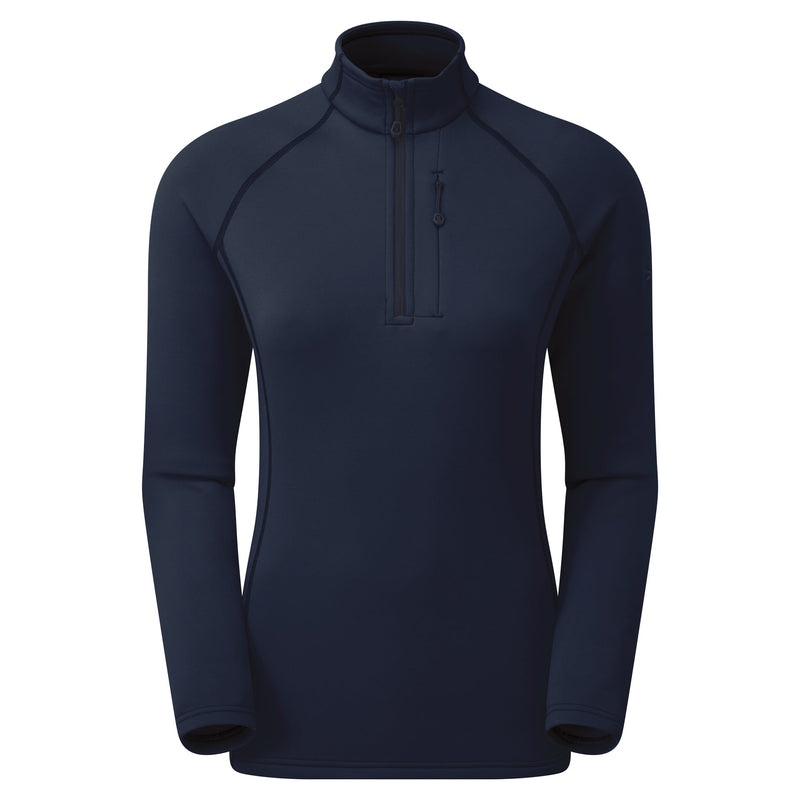 Montane Fury Fleece Zip Pull-On Sweatshirts Damen Navy | ZVR798510