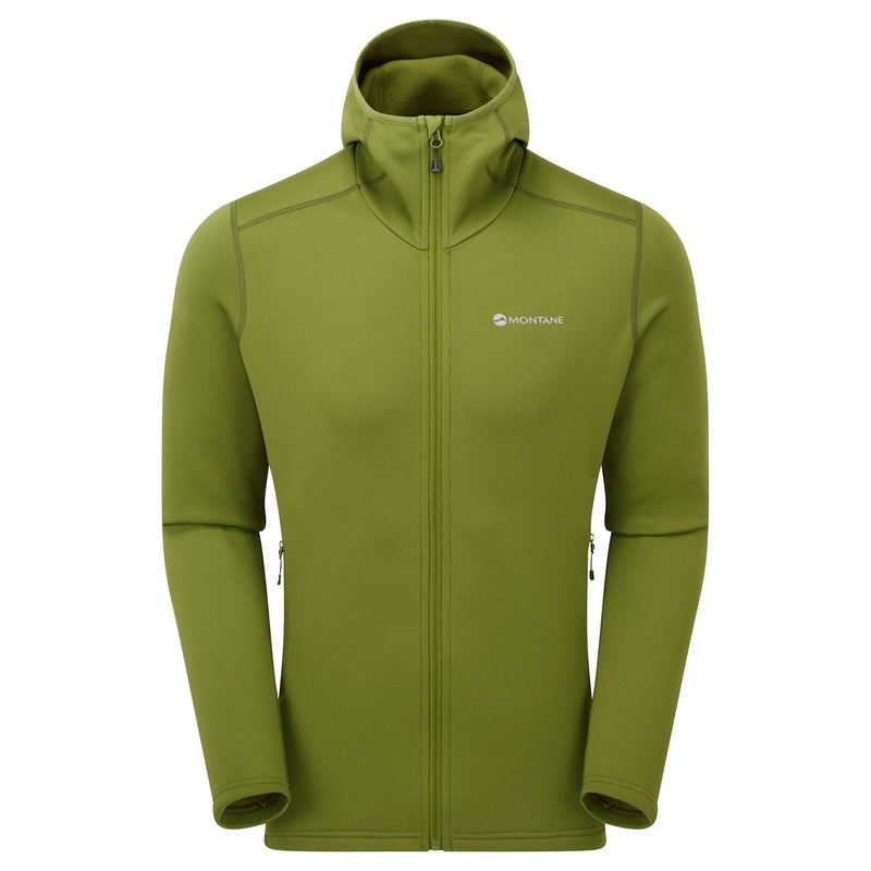 Montane Fury Mit Kapuze Fleecejacken Herren Grün | VBD569831